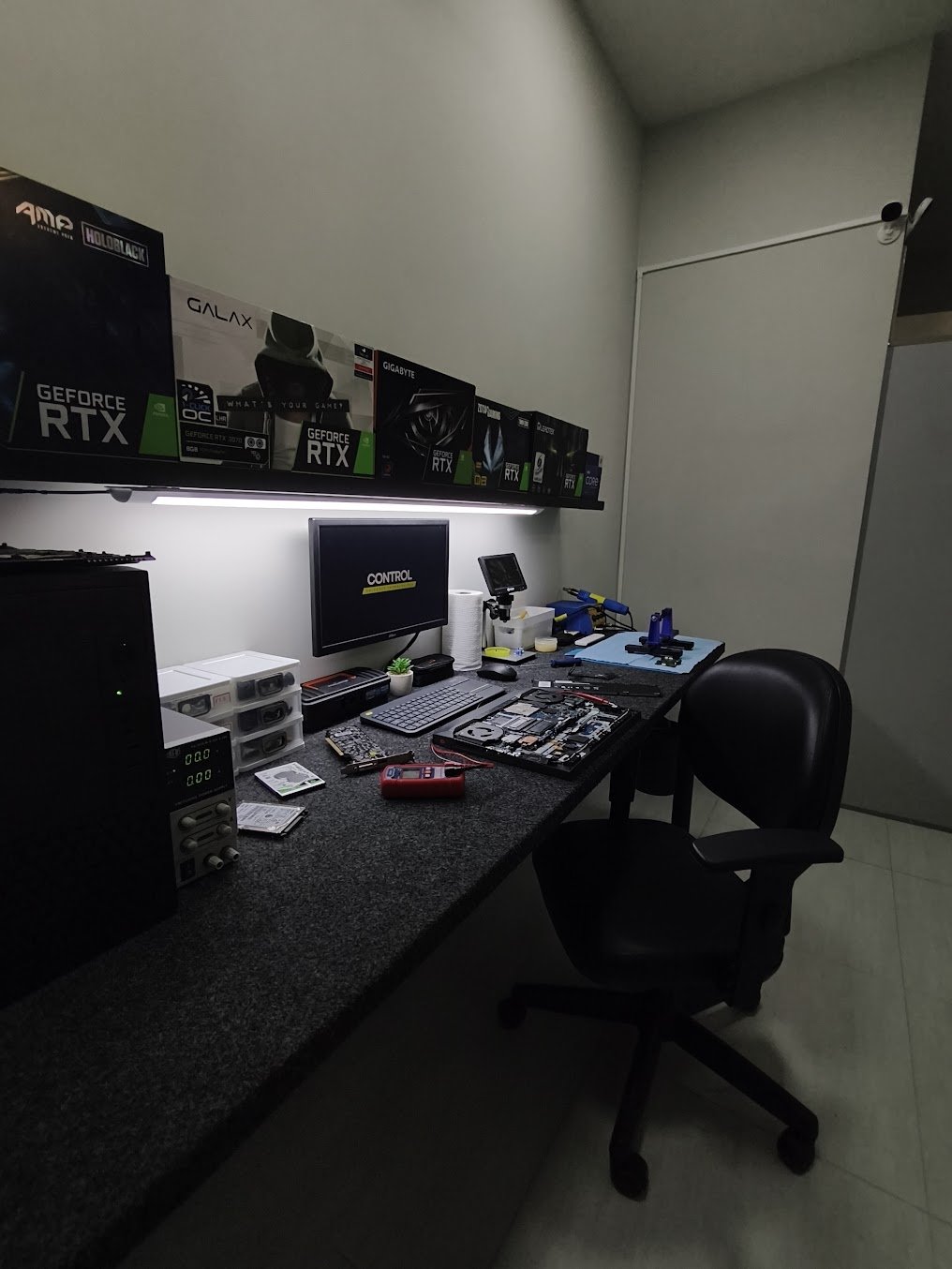 Detalhe do reparo